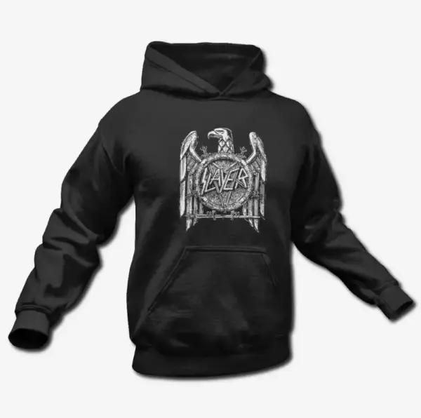 Slayer Eagle Logo Hoodie, Thrash Metal Merch