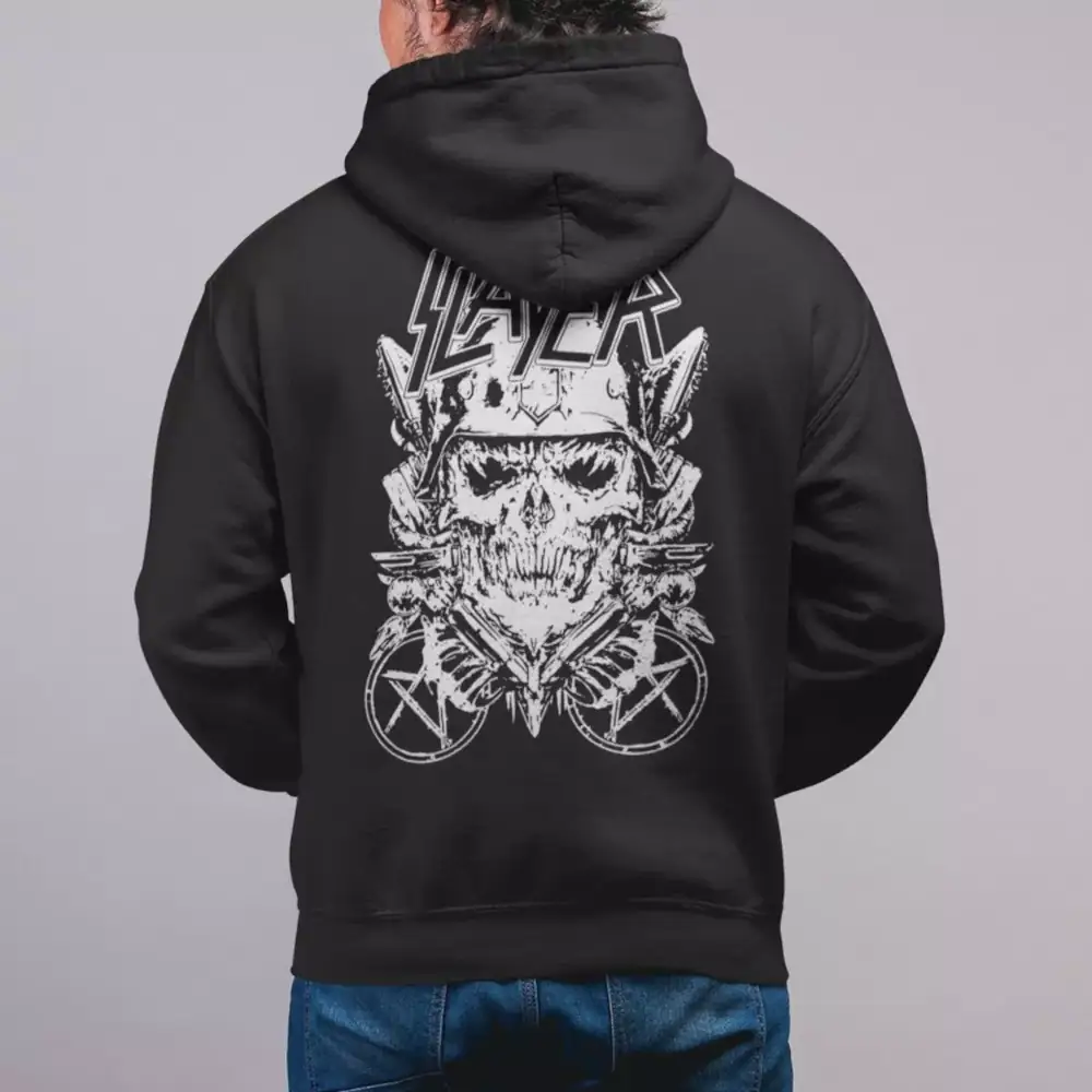 Slayer Hoodie Artwork, Thrash Metal Merch - Image 2