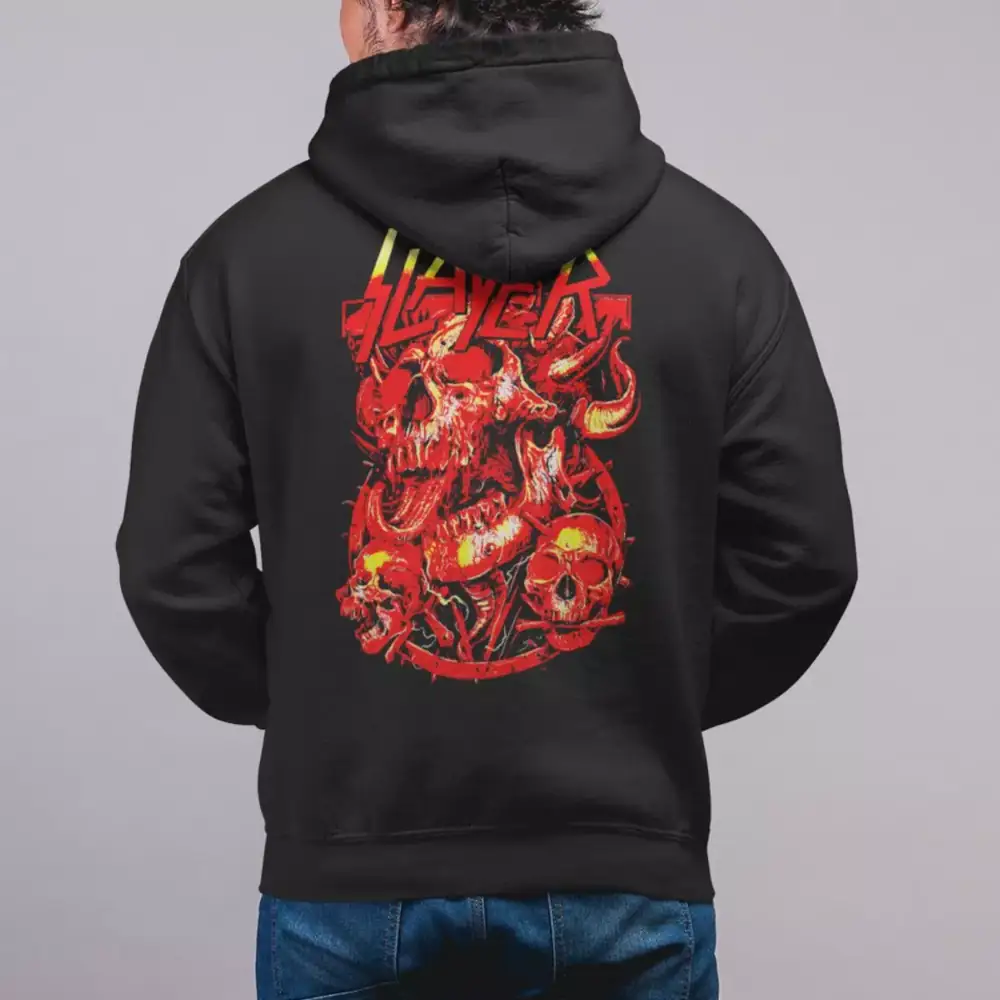 Slayer Hoodie Artwork, Thrash Metal Merch - Image 2