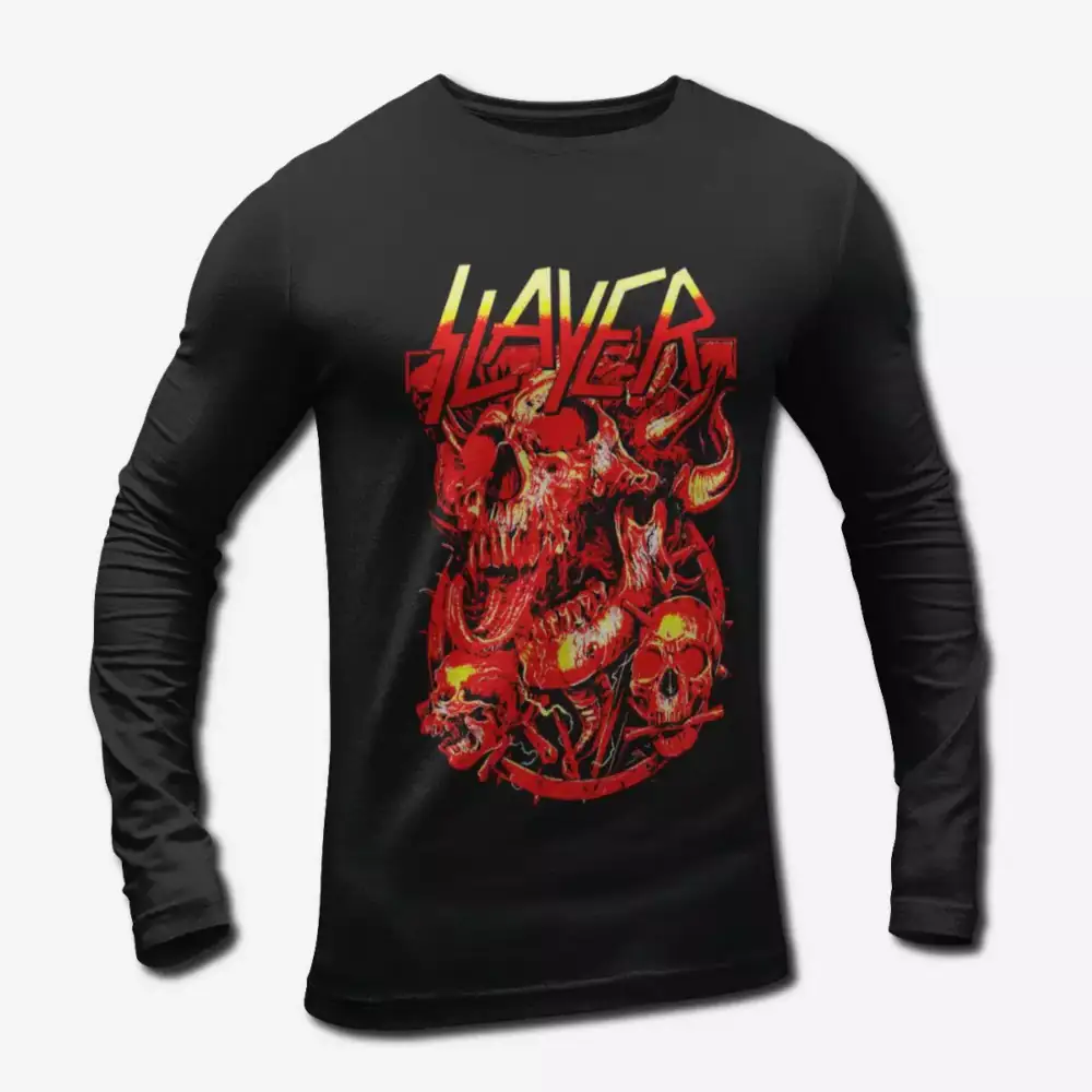Slayer Long Sleeve T-Shirt, Thrash Metal Merch