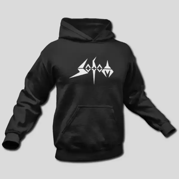 Sodom Logo Hoodie, Sodom Band Logo Hooded Sweatshirt, Thrash Metal Merch - Image 2