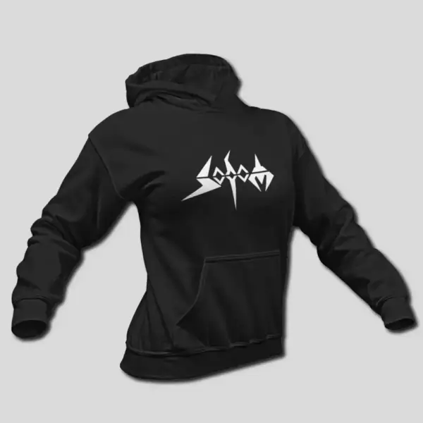 Sodom Logo Hoodie, Sodom Band Logo Hooded Sweatshirt, Thrash Metal Merch