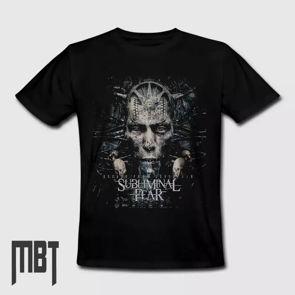 Subliminal Fear Escape From Leviathan T-Shirt, Subliminal Fear Tee Shirt, Metal Merch