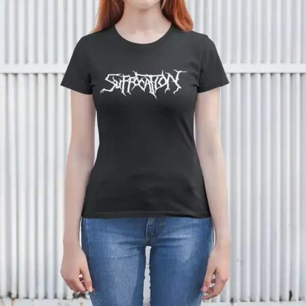 Suffocation Band T-Shirt, Suffocation Logo Tee Shirt, Technical Death Metal Merch - Image 2