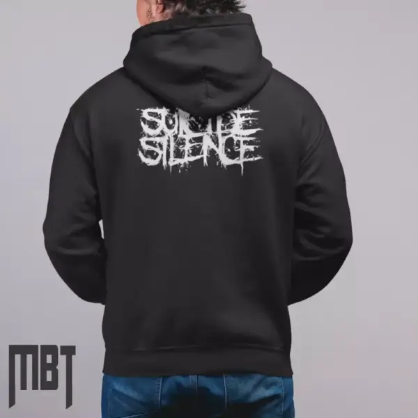Suicide Silence Band Hoodie, Suicide Silence Logo Hooded Sweatshirt, Deathcore Merch - Image 3