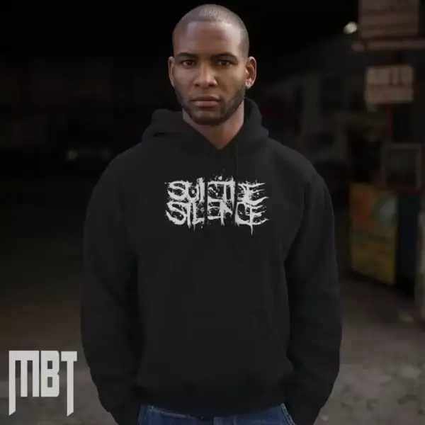 Suicide Silence Band Hoodie, Suicide Silence Logo Hooded Sweatshirt, Deathcore Merch - Image 2