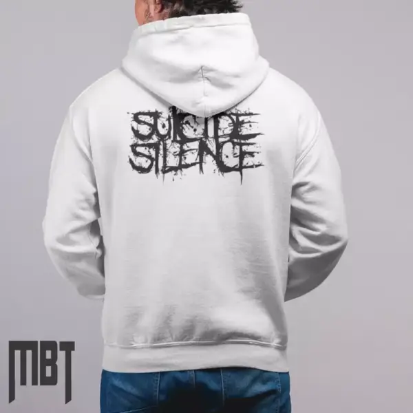 Suicide Silence Band Hoodie, Suicide Silence Logo Hooded Sweatshirt, Deathcore Merch - Image 3