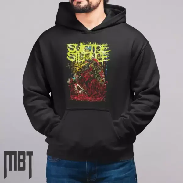 Suicide Silence Band Hoodie, Suicide Silence The Place of Dead Artwork Hooded Sweatshirt, Deathcore Merch - Image 4
