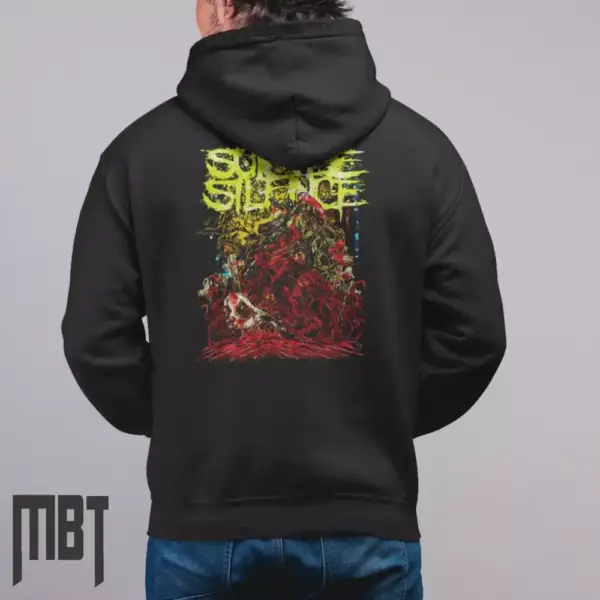 Suicide Silence Band Hoodie, Suicide Silence The Place of Dead Artwork Hooded Sweatshirt, Deathcore Merch - Image 3