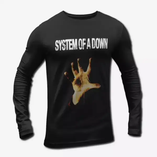 System of A Down Hand Long Sleeve T-Shirt, System of A Down Alternative Metal Merch