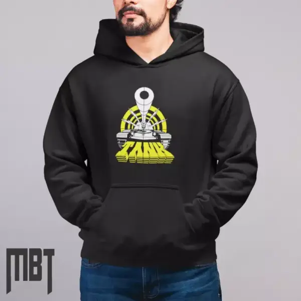 Tank Band Hoodie, Tank Logo Hooded Sweatshirt, Heavy Metal Merch