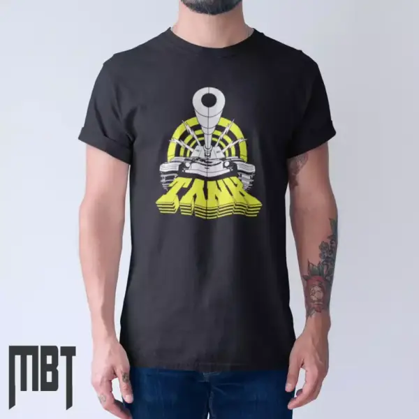Tank Logo T-Shirt, Tank Tee Shirt, NWOBHM, Heavy Metal, Metal Merch