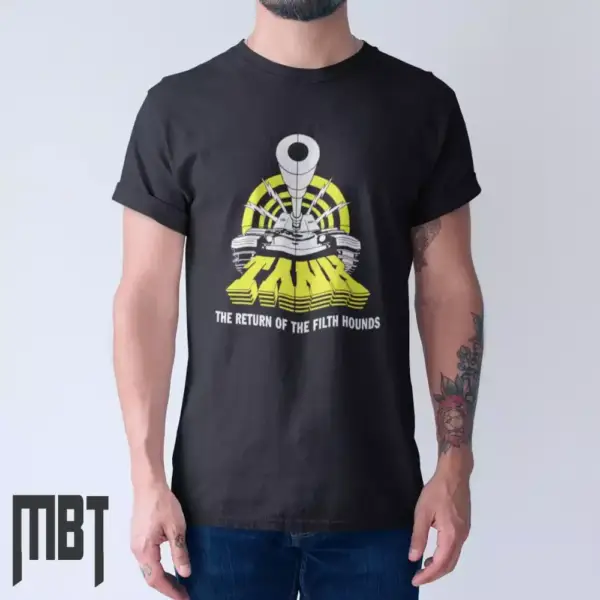 Tank The Return of the Filth Hounds T-Shirt, Tank Tee Shirt, NWOBHM, Heavy Metal, Metal Merch