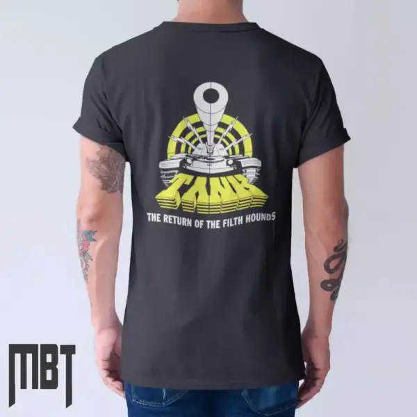 Tank The Return of the Filth Hounds T-Shirt, Tank Tee Shirt, NWOBHM, Heavy Metal, Metal Merch - Image 2