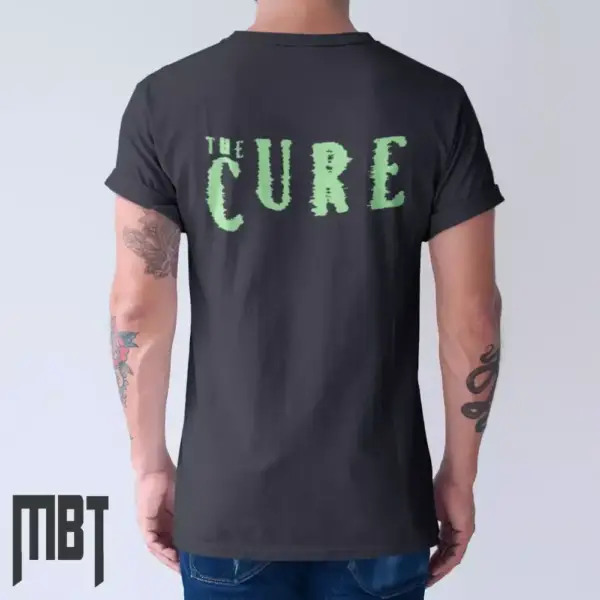 The Cure Band T-Shirt, The Cure Logo Tee-Shirt, Rock Merch - Image 2