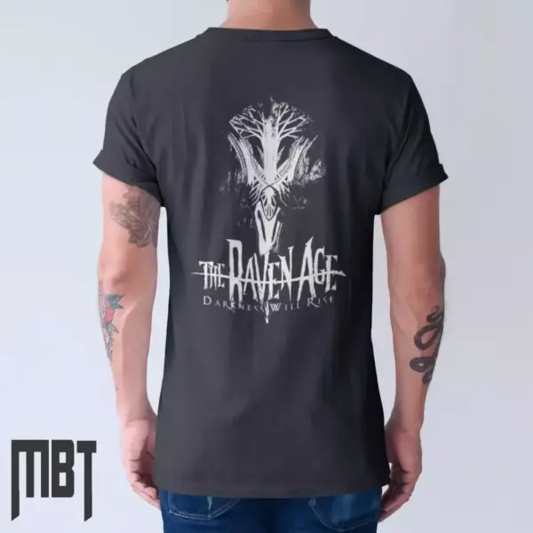 The Raven Age Darkness Will Rise T-Shirt, The Raven Age Tee Shirt, Metal Merch - Image 2