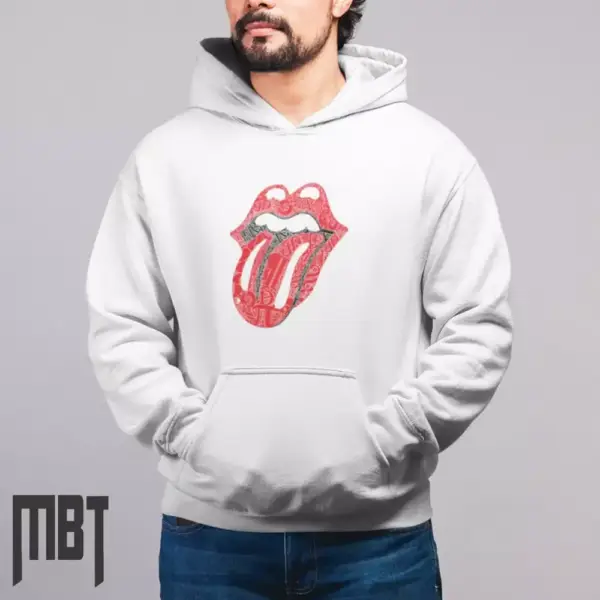 The Rolling Stones Hoodie, The Rolling Stones Satisfaction Cover Hooded Sweatshirt, Rock Merch