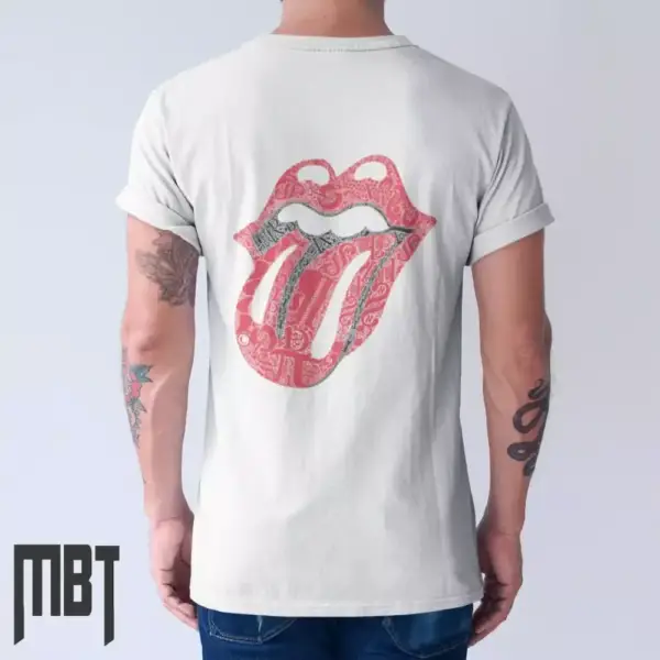The Rolling Stones T-Shirt, The Rolling Stones Satisfaction Cover Tee-Shirt, Rock Merch - Image 2