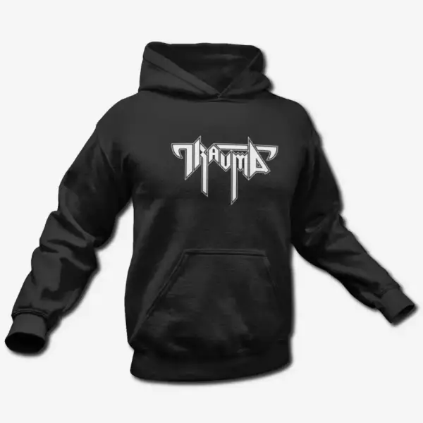 Trauma Band Logo Hoodie, Death Metal Merch