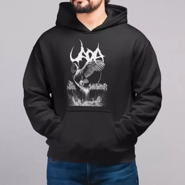 Uada Hoodie, Uada America Concert Tour Hooded Sweatshirt, Melodic Black Metal Merch