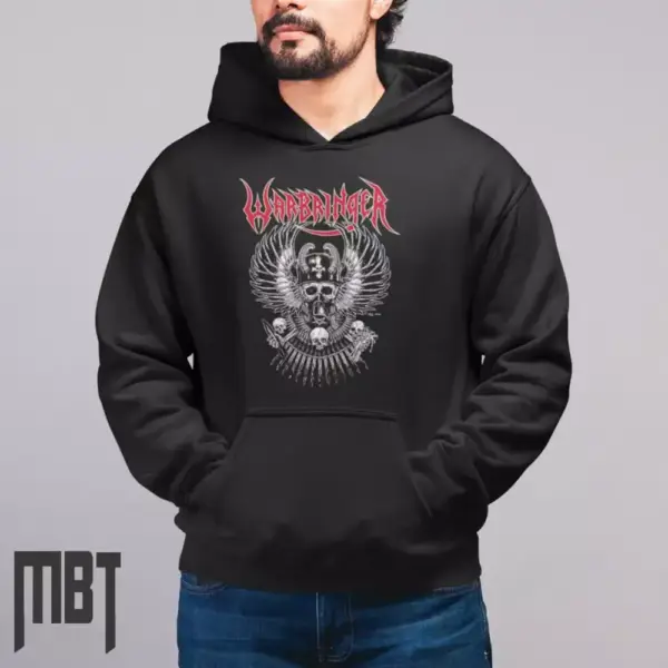 Warbringer Band Hoodie, Warbringer Logo Hooded Sweatshirt, Thrash Metal Merch