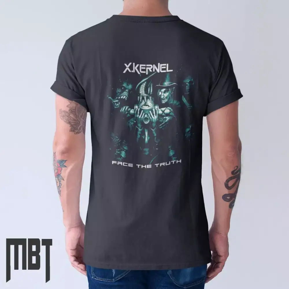 X-Kernel Face The Truth T-Shirt, X-Kernel Tee Shirt, Melodic Death Metal, Metalcore, Metal Merch - Image 2