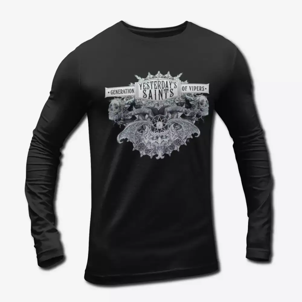 Yesterdays Saints Generation of Vipers Long Sleeve T-Shirt, Yesterday's Saints Power Metal Merch