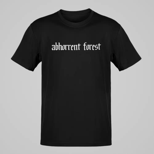 Abhorrent Forest T-Shirt, Abhorrent Forest Logo Black Shirt