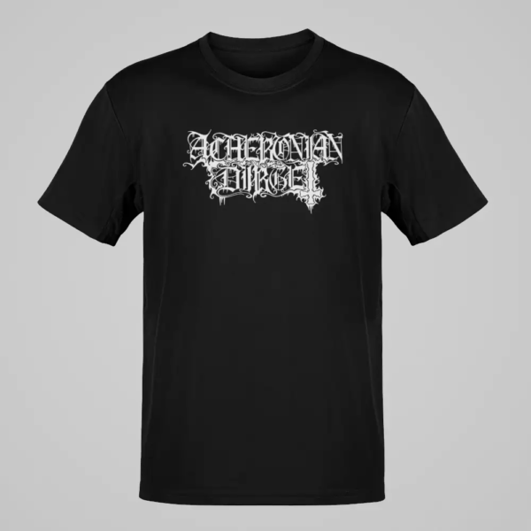 Acheronian Dirge T-Shirt, Acheronian Dirge Logo Black Shirt