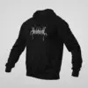 Ahzidal Hoodie, Ahzidal Logo Black Sweatshirt
