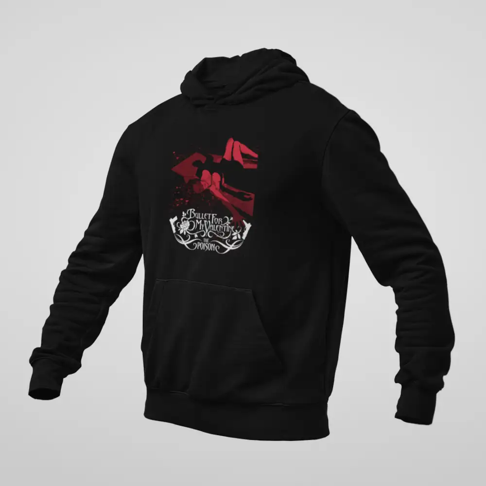 Bullet For My Valentine Hoodie, Bullet For My Valentine The Poison Black Sweatshirt