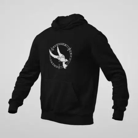 Crippled Black Phoenix Hoodie, Crippled Black Phoenix Logo Black Sweatshirt