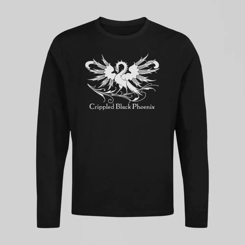 Crippled Black Phoenix Long Sleeve, Crippled Black Phoenix Logo Black Longsleeve
