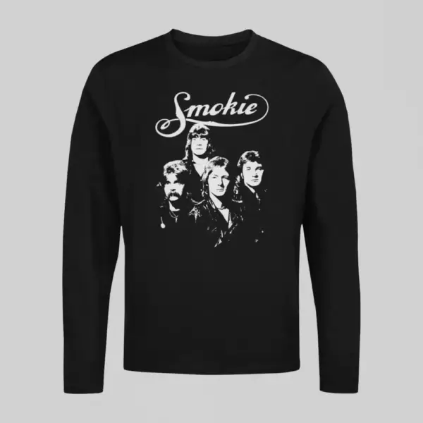 Smokie Long Sleeve, Smokie 79 Black Longsleeve