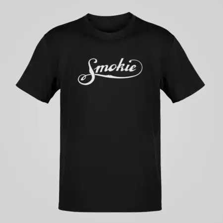 Smokie T-Shirt, Smokie Logo Black Shirt