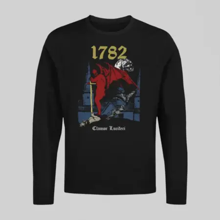 1782 Long Sleeve, 1782 Clamor Luciferi Black Longsleeve