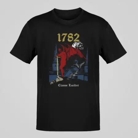 1782 T-Shirt, 1782 Clamor Luciferi Black Shirt