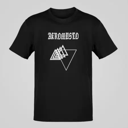 Akromusto T-Shirt, Akromusto Loyalty, Utopia and Lies Again Black Shirt