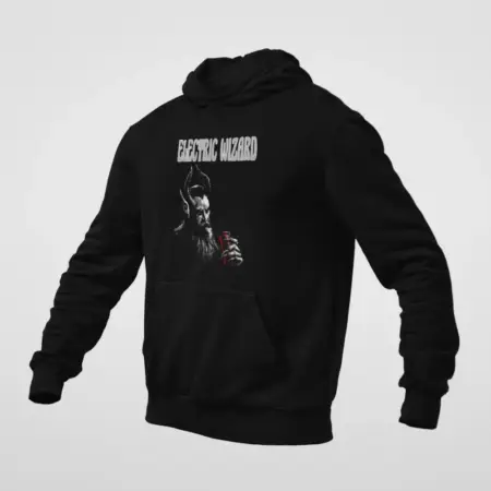 Electric Wizard Hoodie, Electric Wizard Depethrone Black Sweatshirt