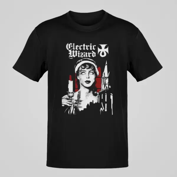 Electric Wizard T-Shirt, Electric Wizard Artwork Black Shirt