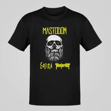 Mastodon T-Shirt, Mastodon Gojira Kvelertak Black Shirt