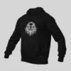 Aash Hoodie, Aash Logo Black Sweatshirt