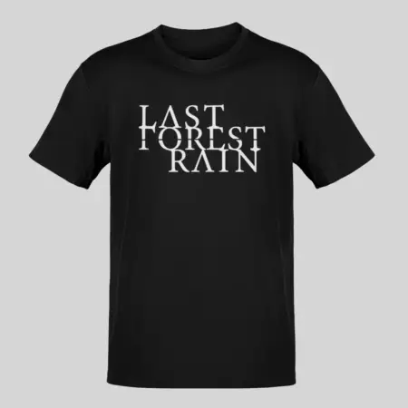 Last Forest Rain T-Shirt, Last Forest Rain Logo Black T Shirt