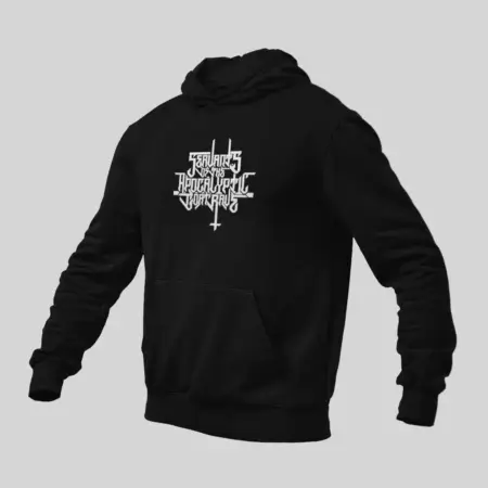 Servants of the Apocalyptic Goat Rave Hoodie, SOTAGR Logo Black Sweatshirt