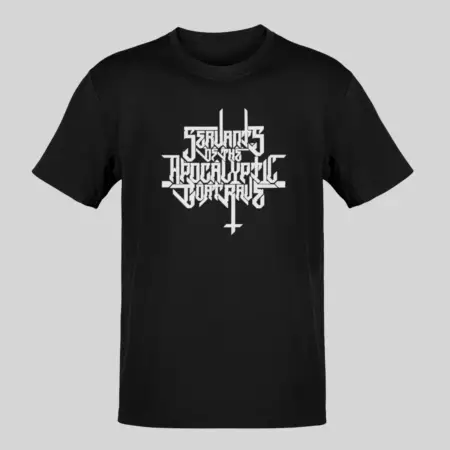 Servants of the Apocalyptic Goat Rave T-Shirt, SOTAGR Logo Black T Shirt